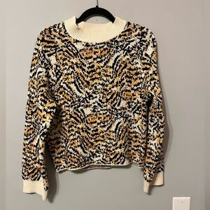 Rachel Comey X Target Animal Print Crewneck Pullover Sweater Size Small NWT